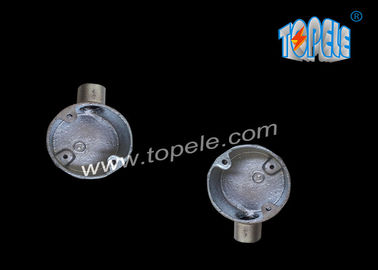 BS4568 صب أدوات الأنابيب الحديدية قابلة للتلاعب / 25mm صندوق واحد الاتجاه المتحرك المسالك الحديدية / صندوق قناة