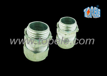 3/4 ٪ الزنك / الصلب EMT أنابيب التوصيلات ضغط EMT رابط معيار ISO