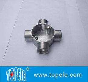 TOPELE BS4568 / BS31 مربع التقاطع الكهربائي للألومنيوم ذو 4 طرق ، مربع التحقق من القناة