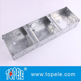25mm,35mm Steel BS4568 GI Box / Terminal One Gang GI Box، الصناديق الكهربائية والأغطية
