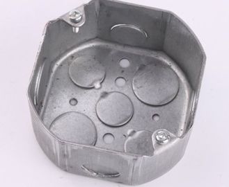 TOPELE 54171 ، 4 ′′ ثمانية الأطراف الفولاذية الصناديق الكهربائية المصنعة ، 2-1/8 &quot;عميقة ، 1/2 بوصة Knockou