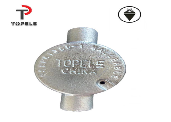مربع التقاطع الدائري الكهربائي المصقول 20mm 25mm حديد قابلة للتلاعب 3 طريق غطس ساخن