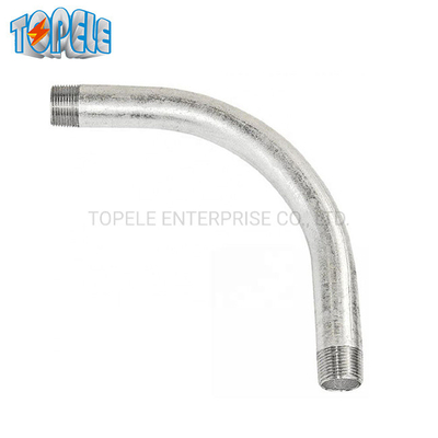 أنبوب جامد 90 درجة كوع IEC61386 20mm-110mm Hot DIP المجلفن