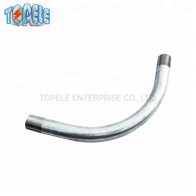 أنبوب جامد 90 درجة كوع IEC61386 20mm-110mm Hot DIP المجلفن