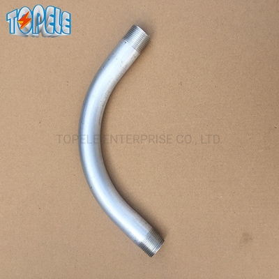 أنبوب جامد 90 درجة كوع IEC61386 20mm-110mm Hot DIP المجلفن