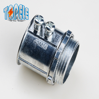 IEC 61386 25mm Connector EMT Aleacion Zinc EMT Connector Set مجموعة المسمار نوع
