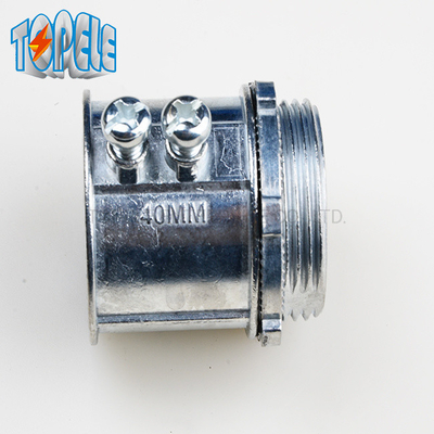 IEC 61386 25mm Connector EMT Aleacion Zinc EMT Connector Set مجموعة المسمار نوع