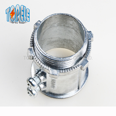 IEC 61386 25mm Connector EMT Aleacion Zinc EMT Connector Set مجموعة المسمار نوع