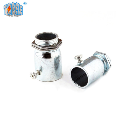 IEC 61386 Acero Terminal EMT Connector Electro المجلفن
