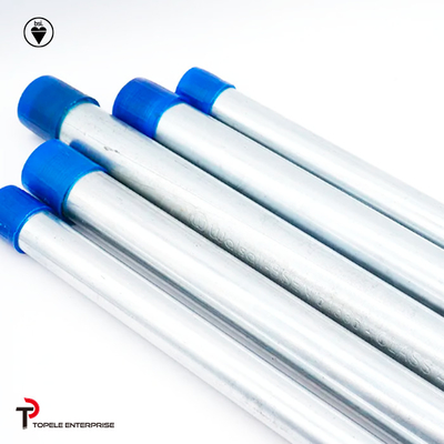 قناة الصلب المغلف BS4568 / BS4568 TUBE / GI PIPE مع غطاء حماية