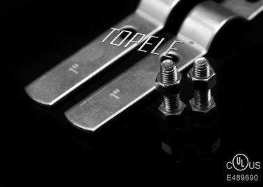 مشبكات الأنابيب المعدنية المزينة بالزنك مخصصة مع المسامير ، معتمدة من UL