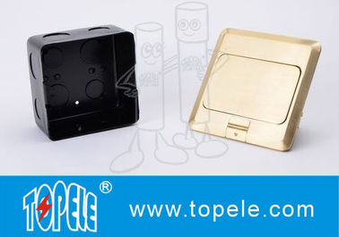 OEM مربع اللوحة النحاس / GFCI أوعية الدورية الألومنيوم سبائك POP-up نوع محول الأرض