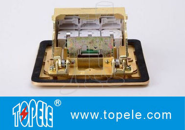 OEM مربع اللوحة النحاس / GFCI أوعية الدورية الألومنيوم سبائك POP-up نوع محول الأرض