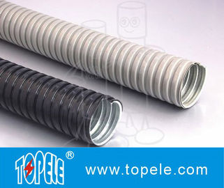 الكهربائية الصلب المسالك PVC المرنة القناة والإضافات الرمادي
