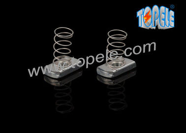M6 M8 M10 M12 قناة Unistrut الغالبية الزنك المقوى الفولاذ العضلة الربيعية