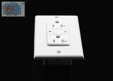 15A 125V AC GFCI المستقبلات مزدوجة مقاومة للتلاعب نهاية الحياة مراقبة وظيفة