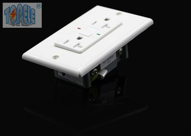 15A 125V AC GFCI المستقبلات مزدوجة مقاومة للتلاعب نهاية الحياة مراقبة وظيفة