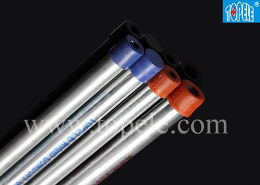 BS4568 أنبوب GI مع ربط متكامل وقبعة حماية