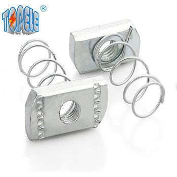 الفولاذ المسبق المصنوع من الصلب المسبق M6 Long Spring Channel Nut