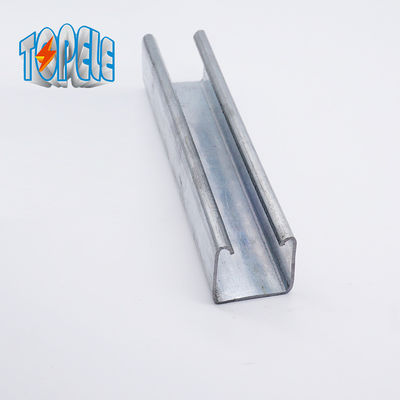 ملفات تعبئة معدنية ساخنة Unistrut C Channel 41 * 41 / 41 * 21