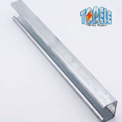 ملفات تعبئة معدنية ساخنة Unistrut C Channel 41 * 41 / 41 * 21