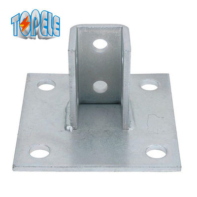 4 فتحة قناة واحدة قاعدة البريد 13/32" لوحة Unistrut