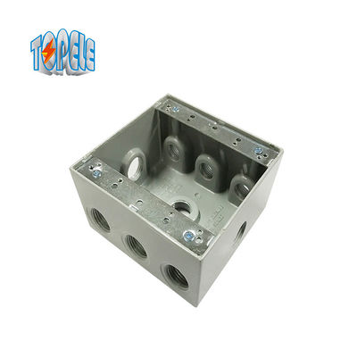 IP65 3/4 بوصة منافذ خيوطية مربع مضاد للطقس