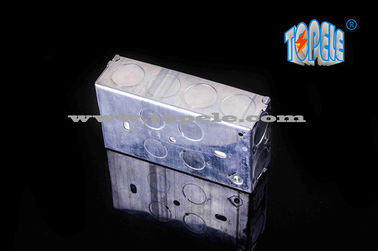 BS4568 الصلب اثنين العصابة GI الصناديق الكهربائية والأغطية لأجهزة منفذ المعدنية