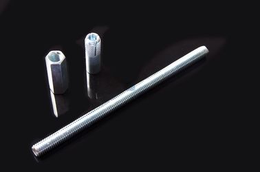 عصا محفوفة بالخيوط Hex Coupling Unistrut Channel عصا محفوفة بالخيوط مع الفولاذ المقوى بالزنك
