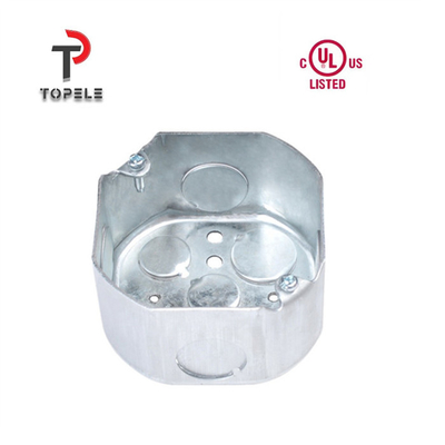 مربع القنوات الكهربائية الثمانية الأطراف TOPELE 54151 / 54161 / 54171 الفولاذ المغلف