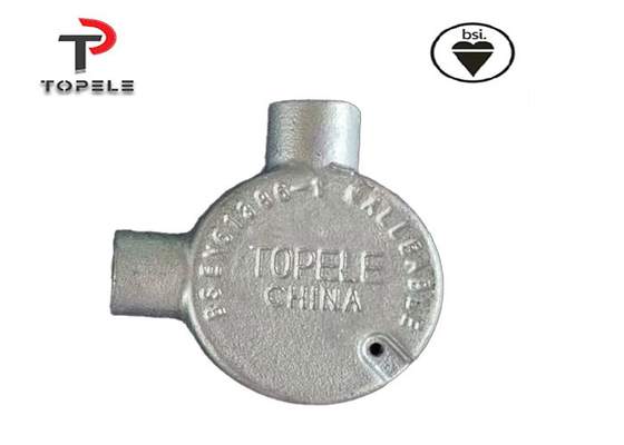 مربع التقاطع الدائري الكهربائي 20mm 25mm Class 4 BS Gi