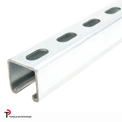 نظام دعم معدني مصقول في شكل U قناة 41X 41MM
