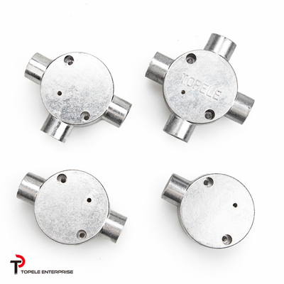 TOPELE 25MM مربع التقاطع الألومنيوم المغلف بالحر / مربع قناة معدنية مع معايير BS4568 /
