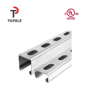 القناة المزدوجة المزدوجة المزدوجة Unistrut 1.5mm - 3.0mm